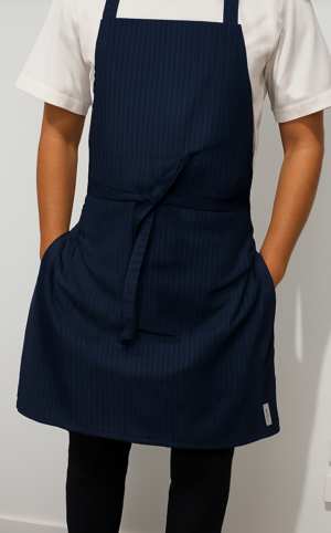 Chef apron (blue stripe)